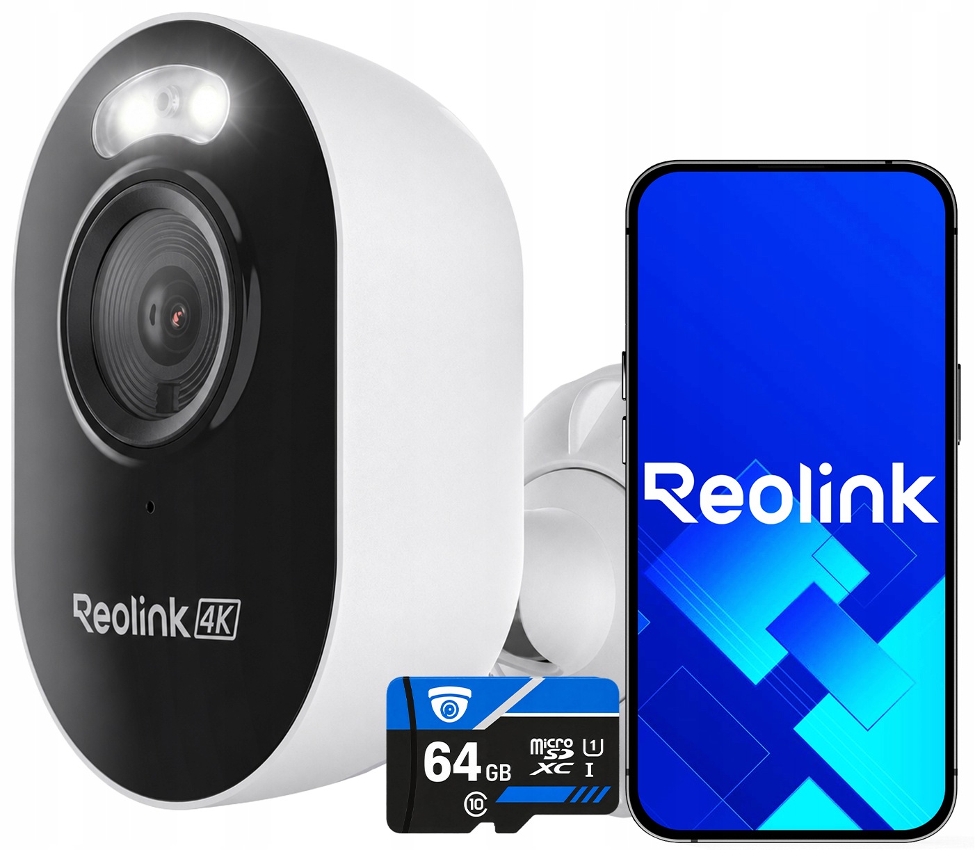 Ip kamera 8MPx 4K venkovní Noc Reolink E450 WiFi Mikrofon MicroSD 64GB