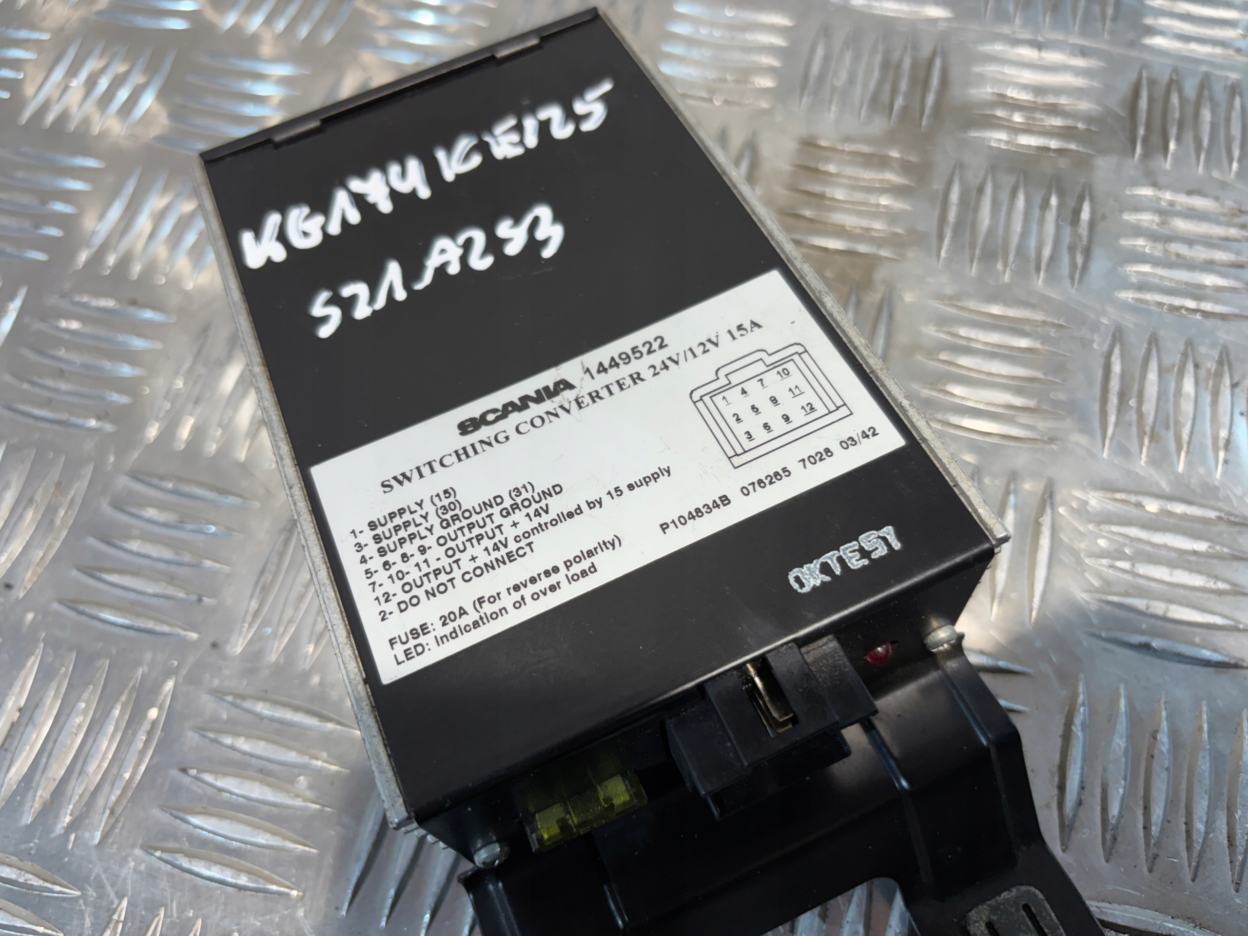 Konwerter control unit Scania 1449522