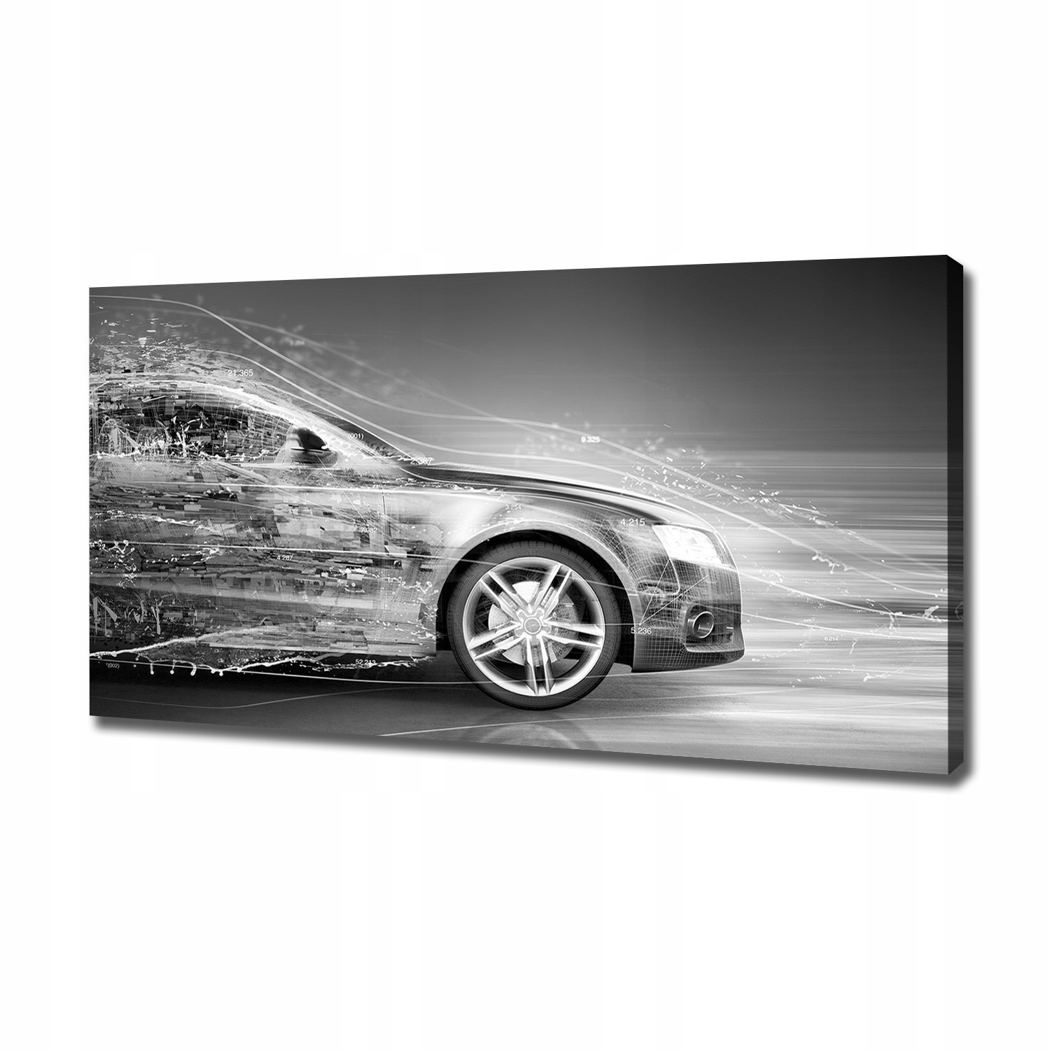 

Foto obraz na płótnie Pędzący samochód 120x60 cm