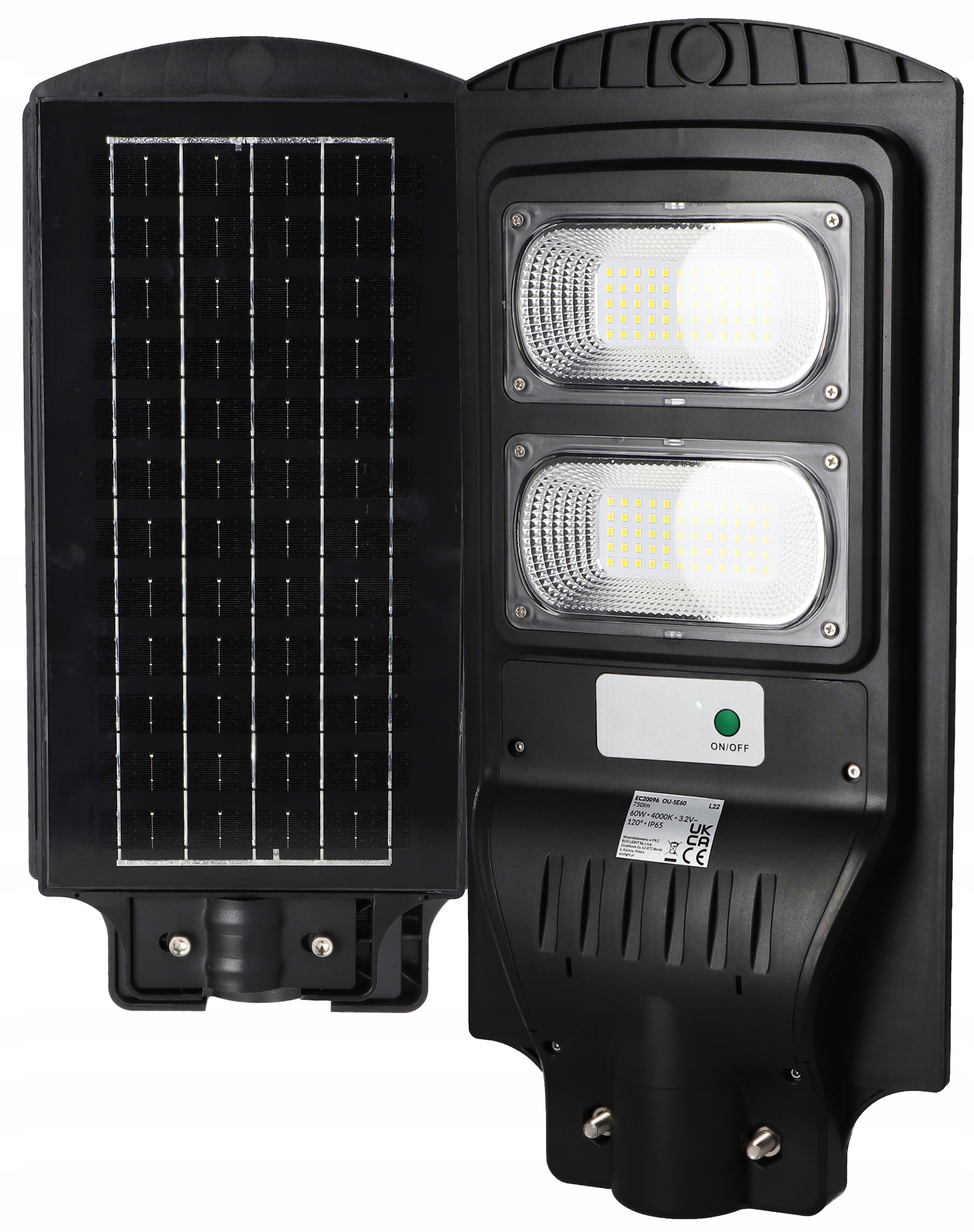 

Lampa solarna uliczna Led latarnia panel 90W IP65