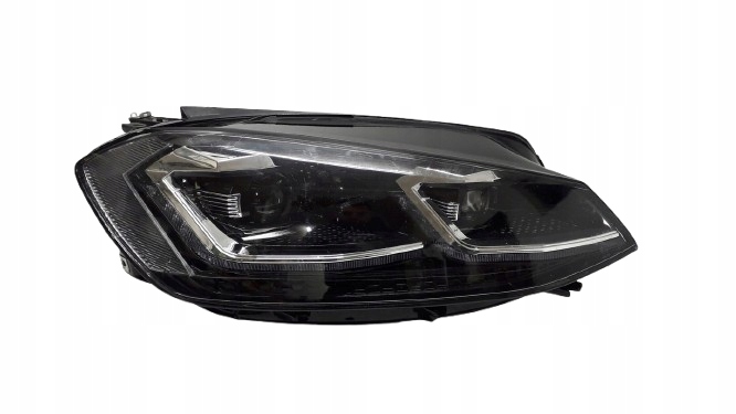 VW GOLF 7 VII LAMPA PRAWA PRZEDNIA H7 + LED - ZAMIENNIK - USZKODZONA
