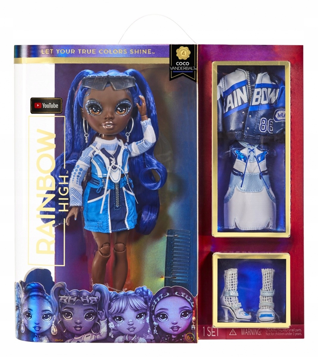 

Rainbow High Modna lalka Coco Vanderbalt 578321