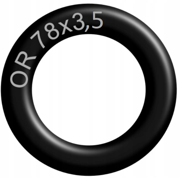 Oring 78x3,5 NBR70 gumowy uszczelniacz pierścień olejoodporny (1 szt)