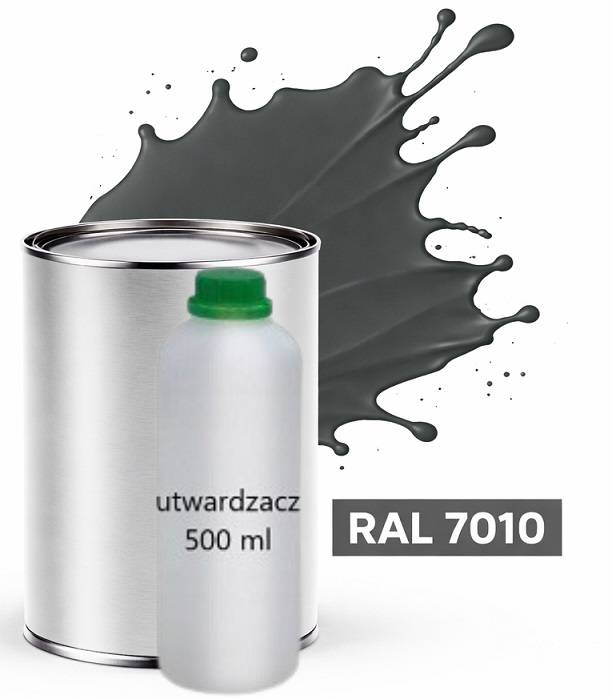 Ral 7010 Polyuretan Akryl 2:1 1L Lesklý Lak Tužidlo Normal 0,5L