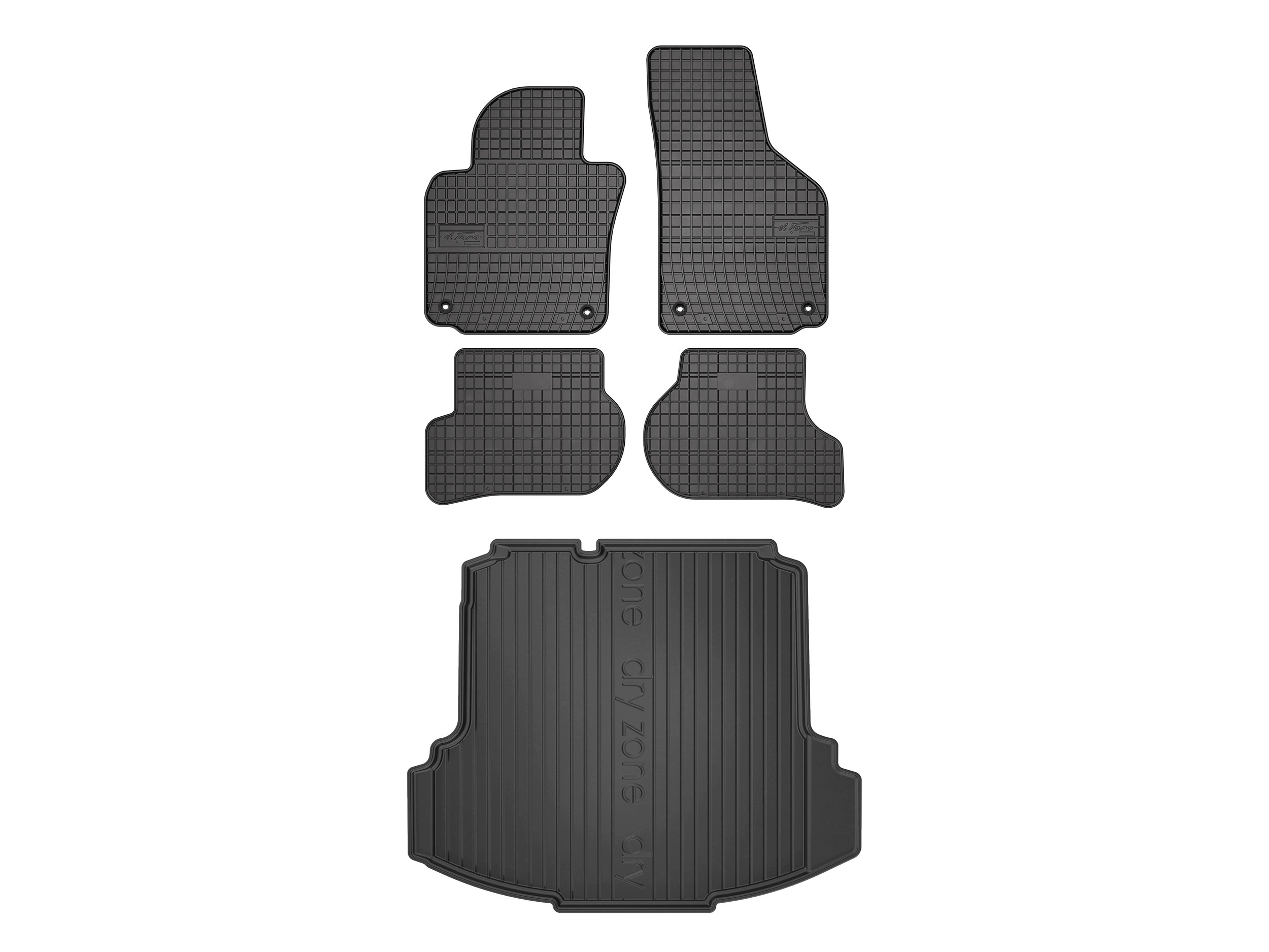 Gumové rohože rohož DryZone pre: Volkswagen Jetta V 2005-2011