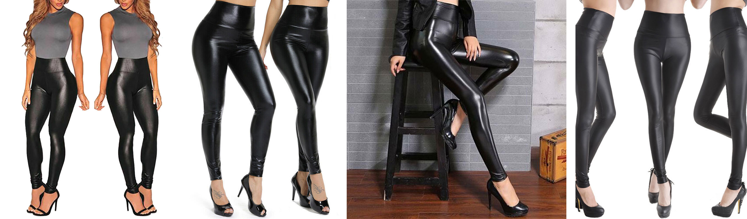 LEGINSY LATEX RURKI SKÓRZANE SPODNIE GETRY LATEKS Linia plus size (duże rozmiary)