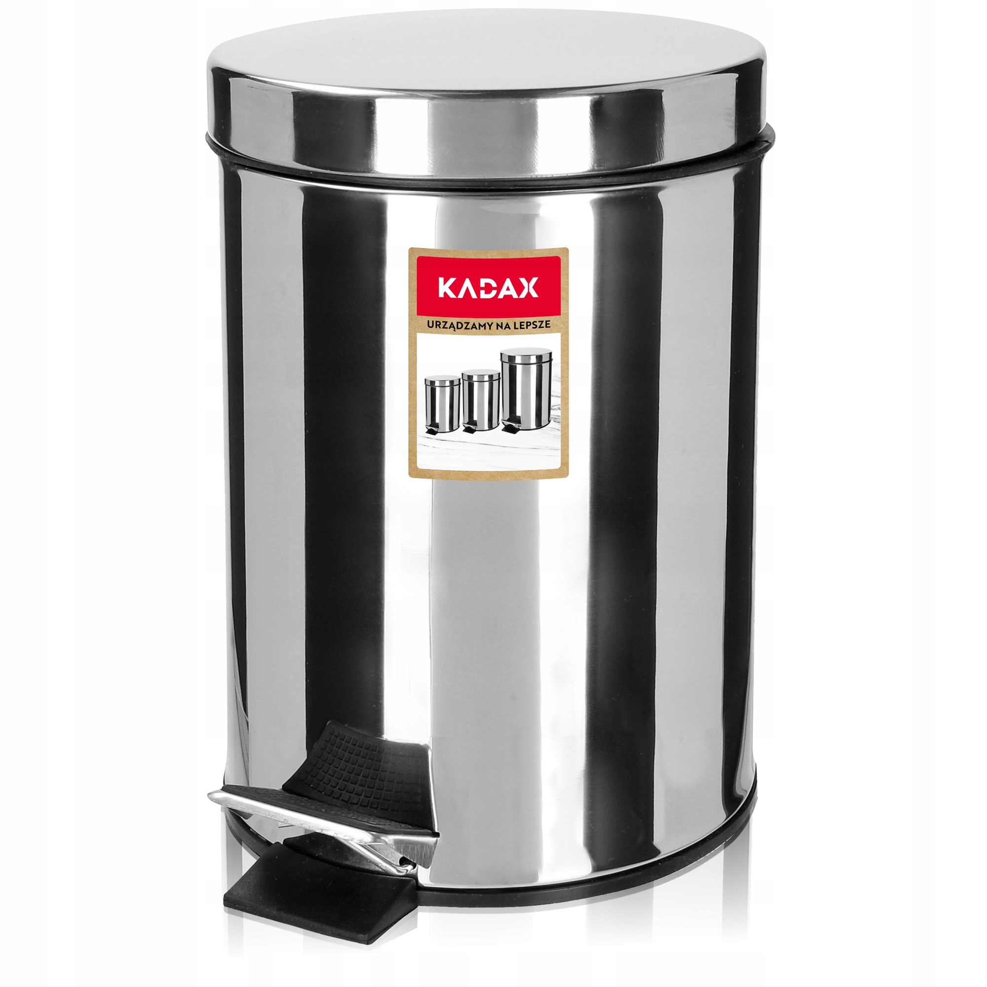 Levně Odpadkový Koš S Pedálem 5 L Ocelový Do Domácnosti Kanceláře Koupelny