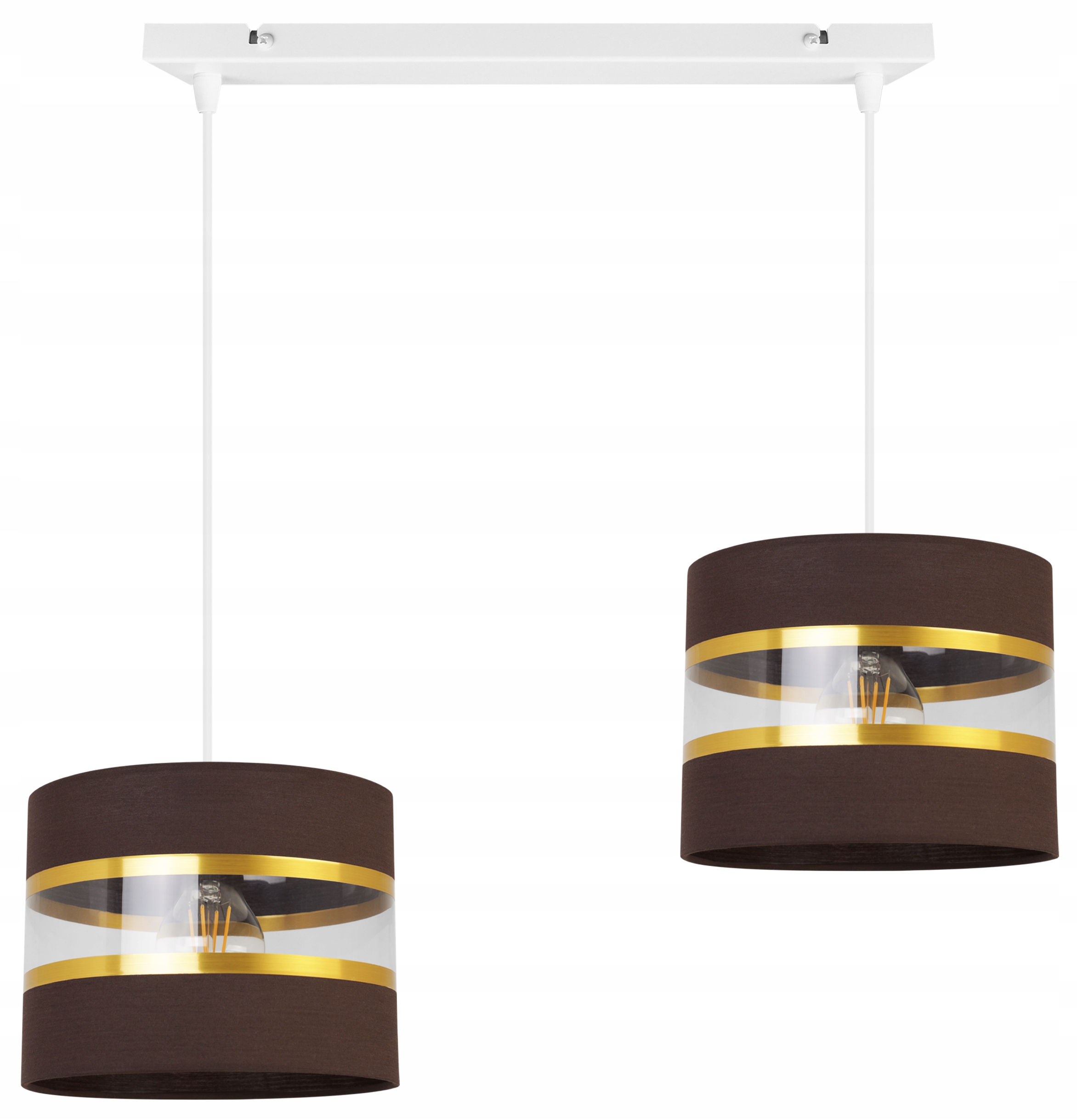 Závěsná Stropní Lampa Lustr Glamour Se Zlatými Akcenty Do Jídelny