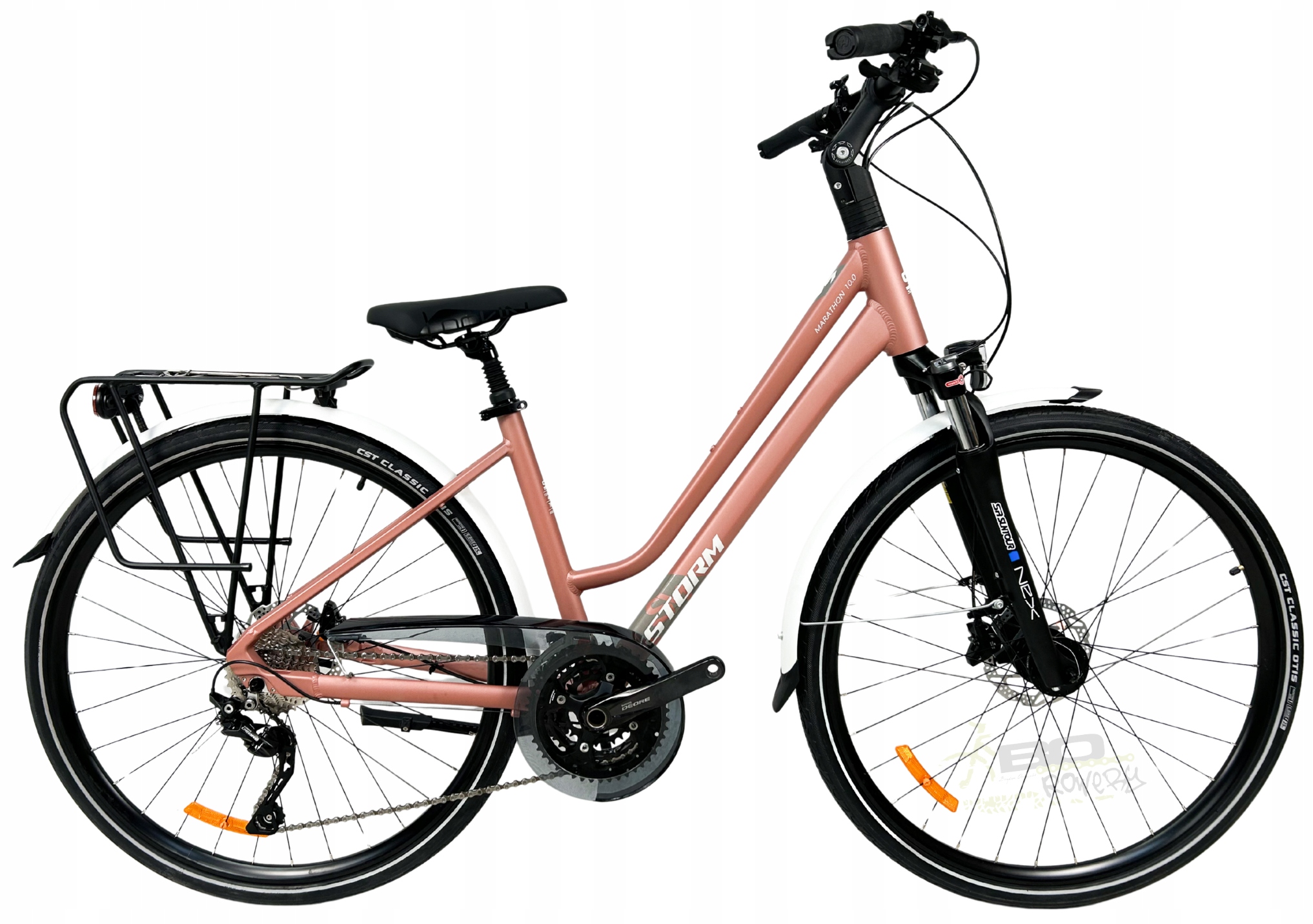 Rower Trekkingowy Storm Marathon 10.0 Lady 17 28 łosoś mat 2026