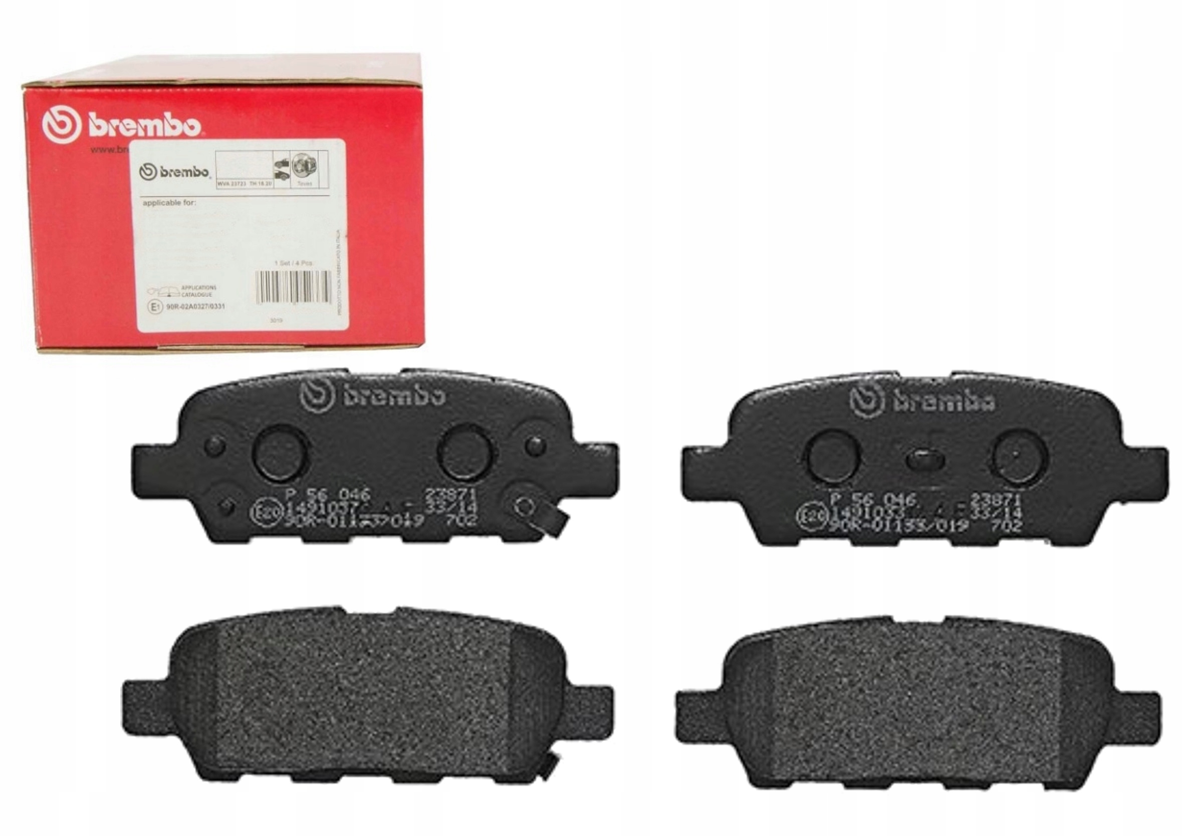 

Brembo Klocki Hamulcowe Tył Do Qashqai X-trail