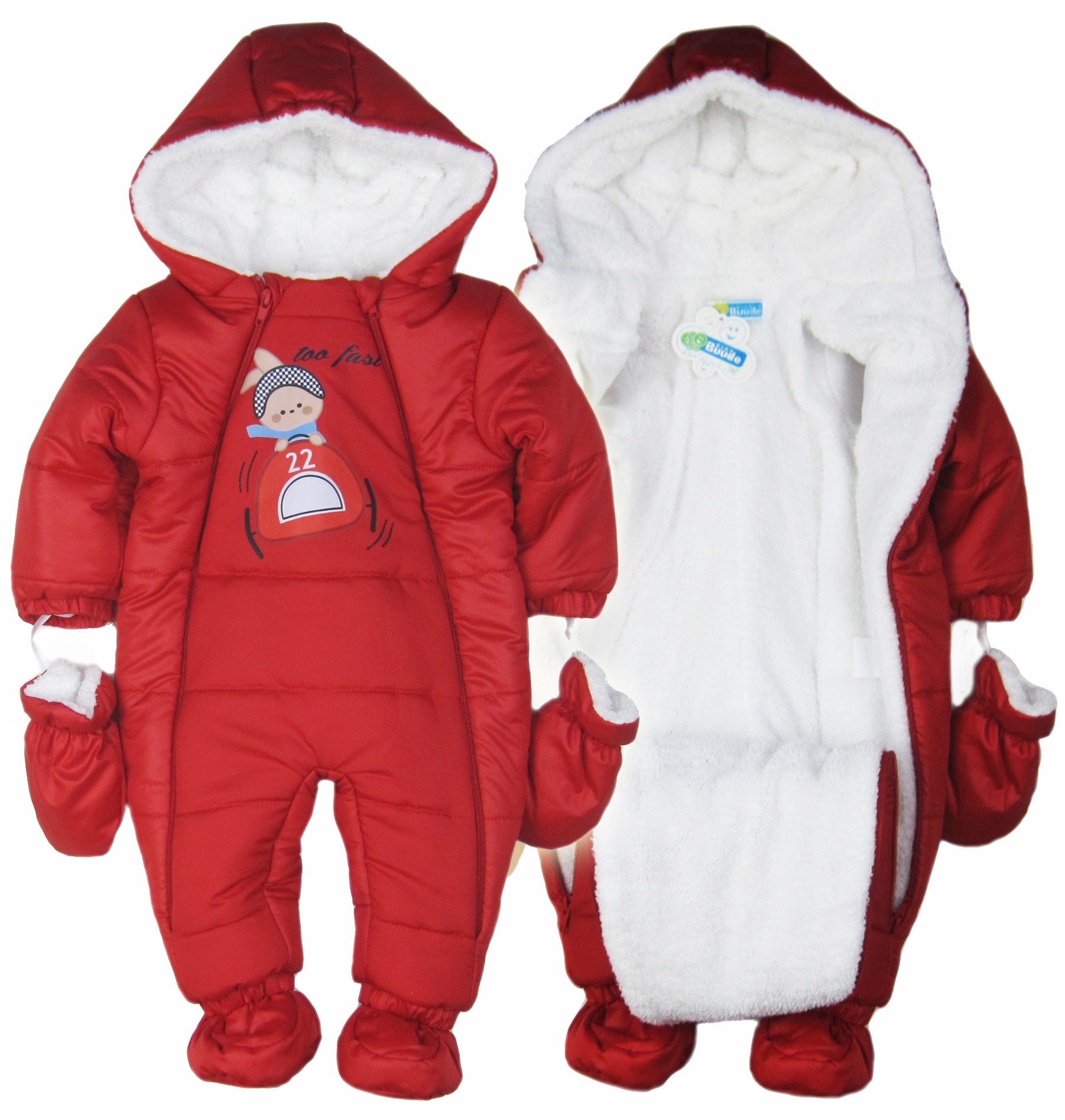 

Kombinezon Zimowy Ocieplany Futerko Ortalion*80/86