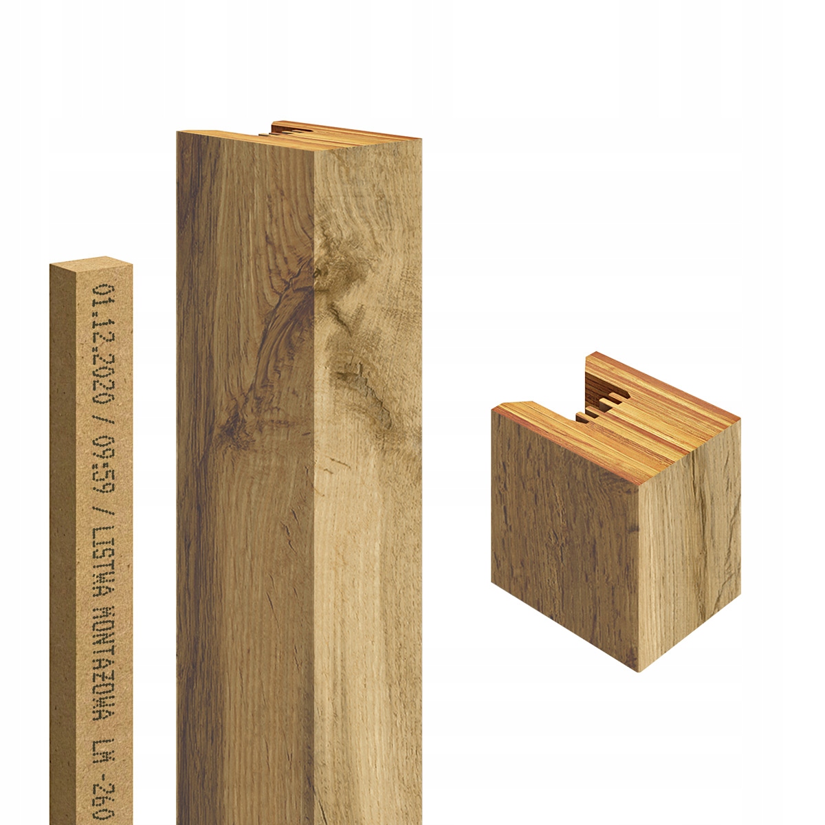 3D LAMELE PREMIUM 29x40 PANELE ŚCIENNE DEKORACYJNE WOTAN