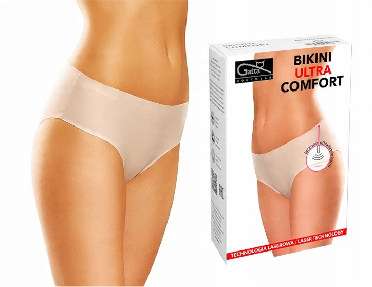 

Gatta Bikini Comfort, Figi Bezszwowe Beżowe, L