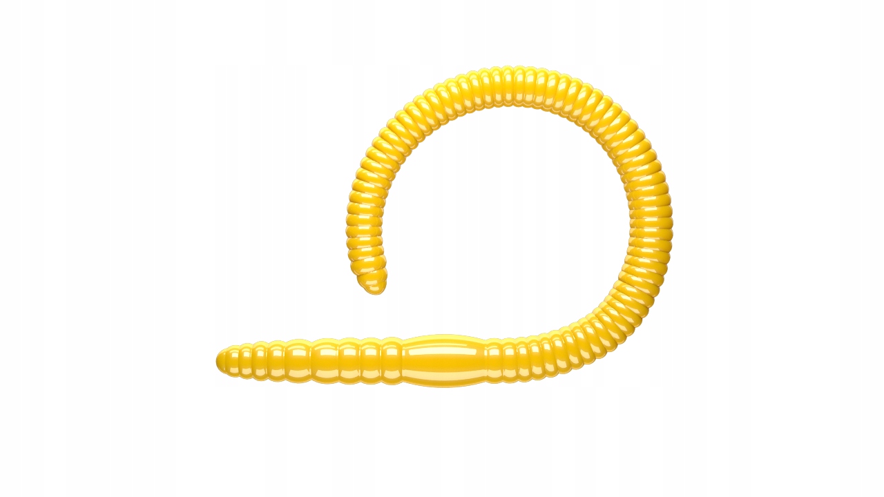 Libra Lures Flex Worm 95mm bez zapachu 008 Yellow