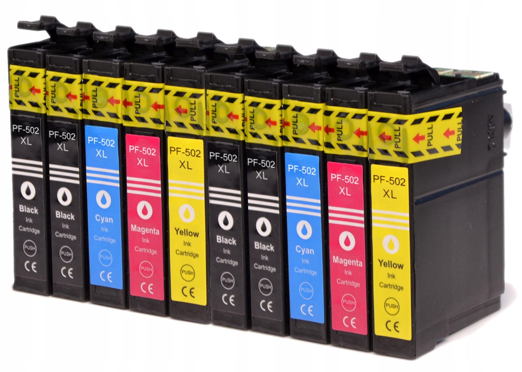 

10X Tusze do Epson 502 XL XP-5100 WF-2800 WF-2860