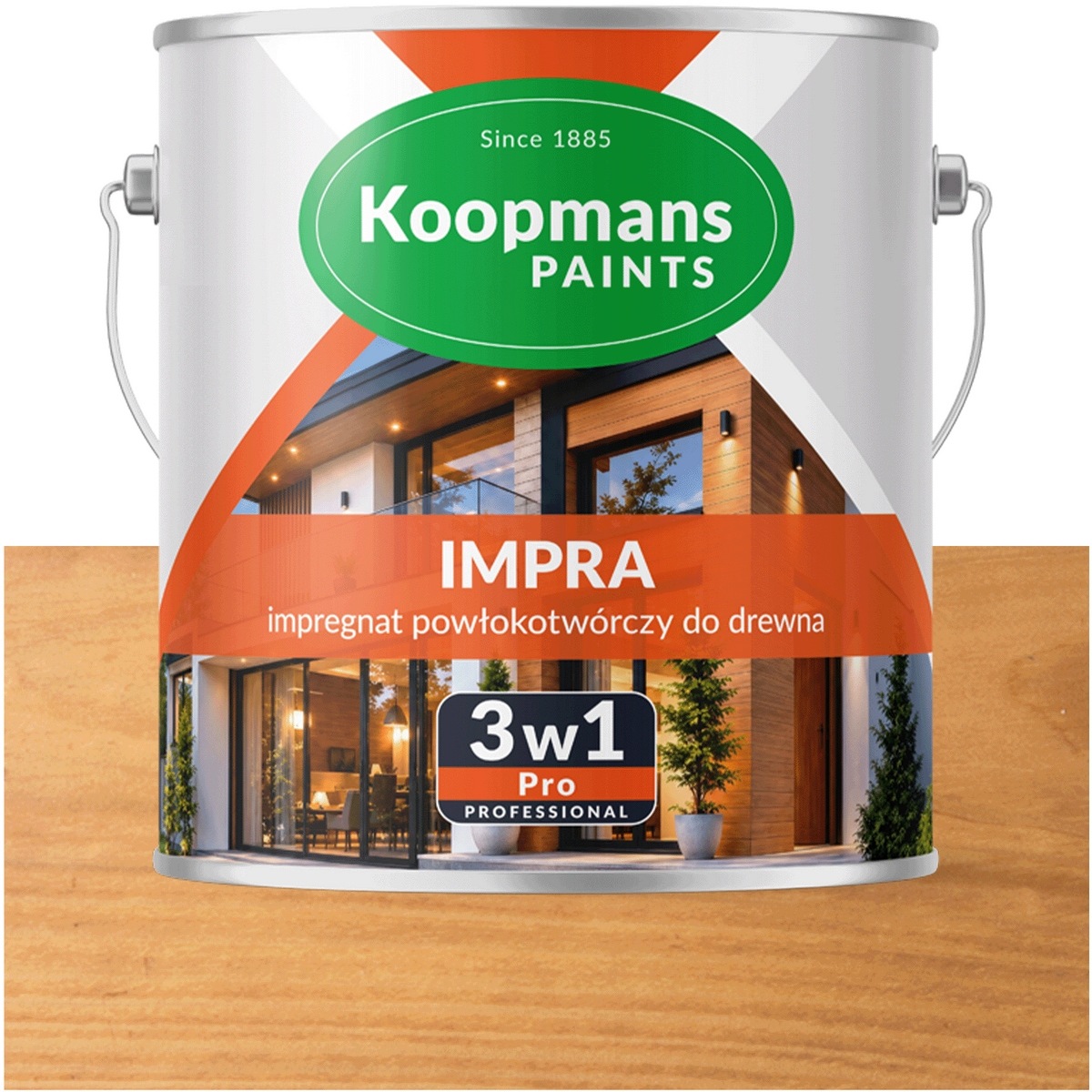 Koopmans Impra 3v1 Pro Lazura na fasádní dřevo 100 Borovice Pinia 2,5L