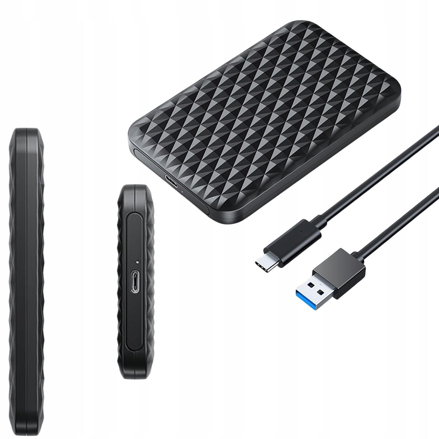 Kieszeń dyskowa Orico 2520C3- V1 2,5" Hdd/ Ssd Usb- C 5Gb/ s czarna Orico