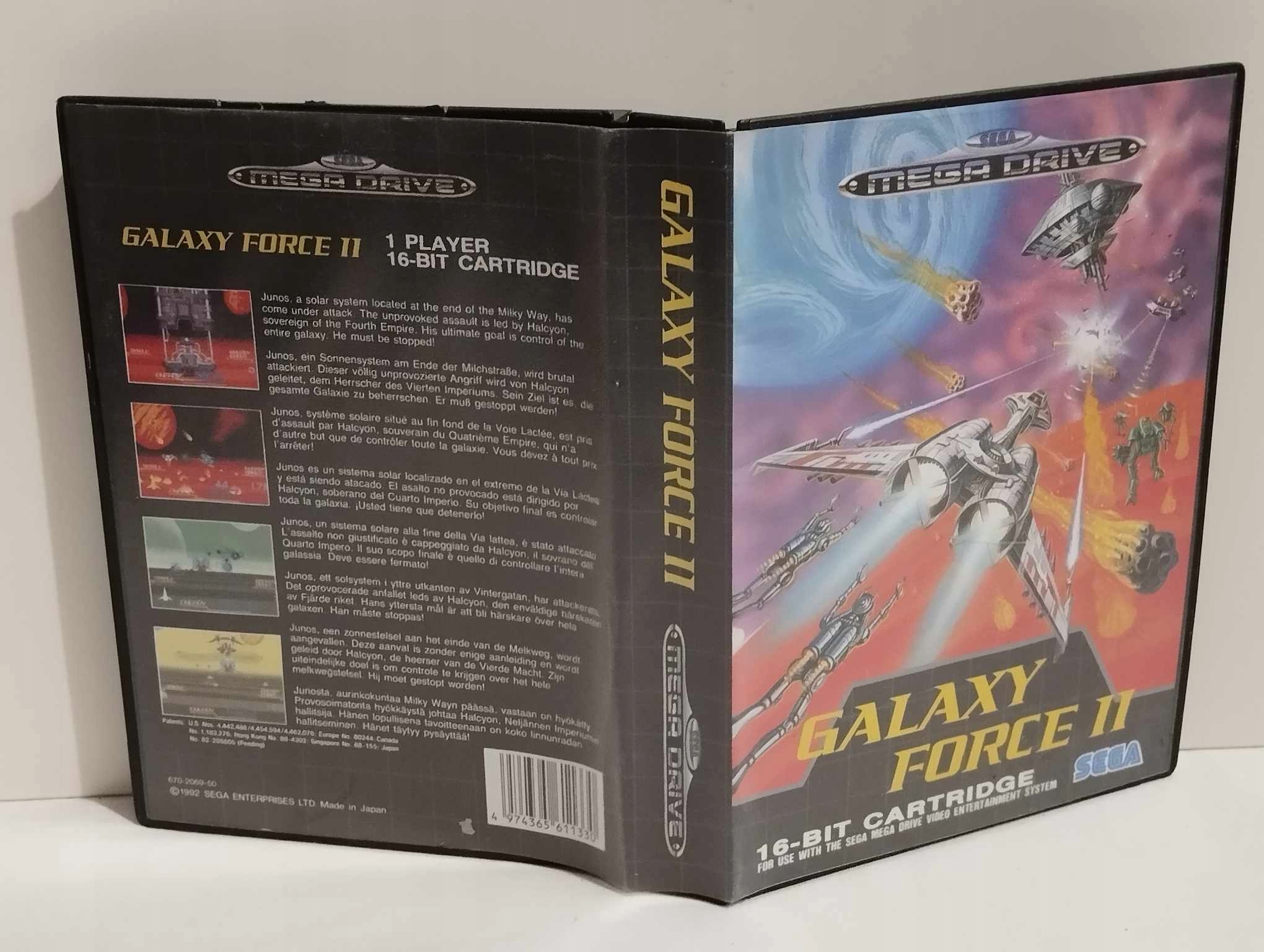 Galaxy Force II Sega Megadrive Platforma Sega Megadrive