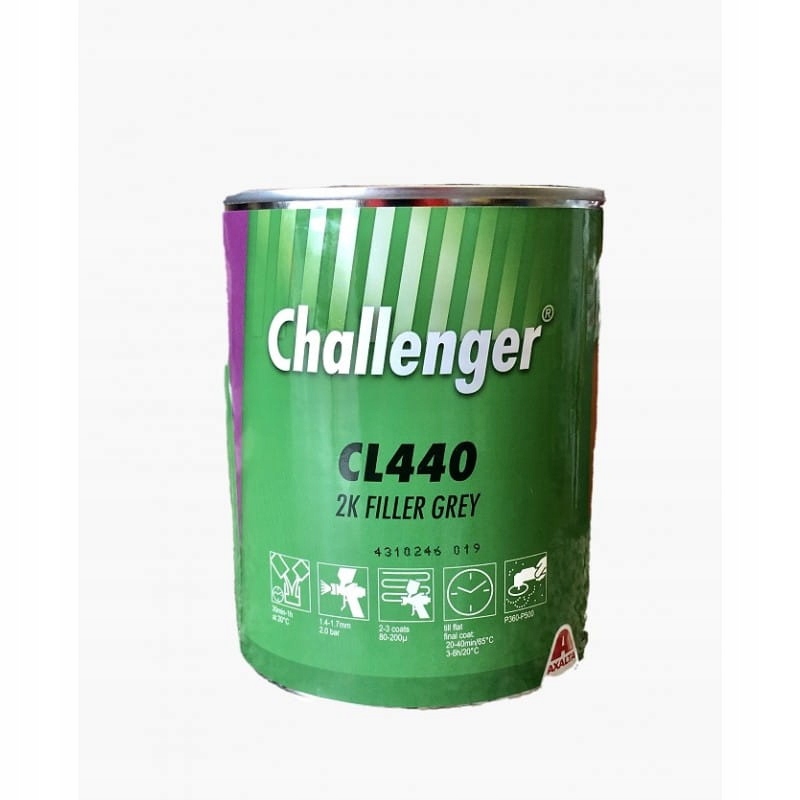 

Podkład wypełniający CL440 Challenger szary 1L