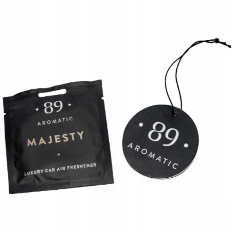 Aromatic89 Majesty papierowa zawieszka zapachowa intensywny zapach do auta