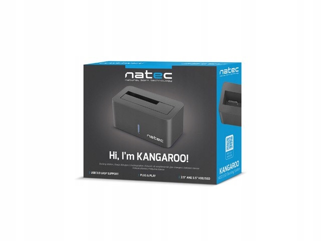 Stacja dokująca HDD Kangaroo SATA 2.5''+3.5'' USB 3.0 + zasilacz Producent Natec