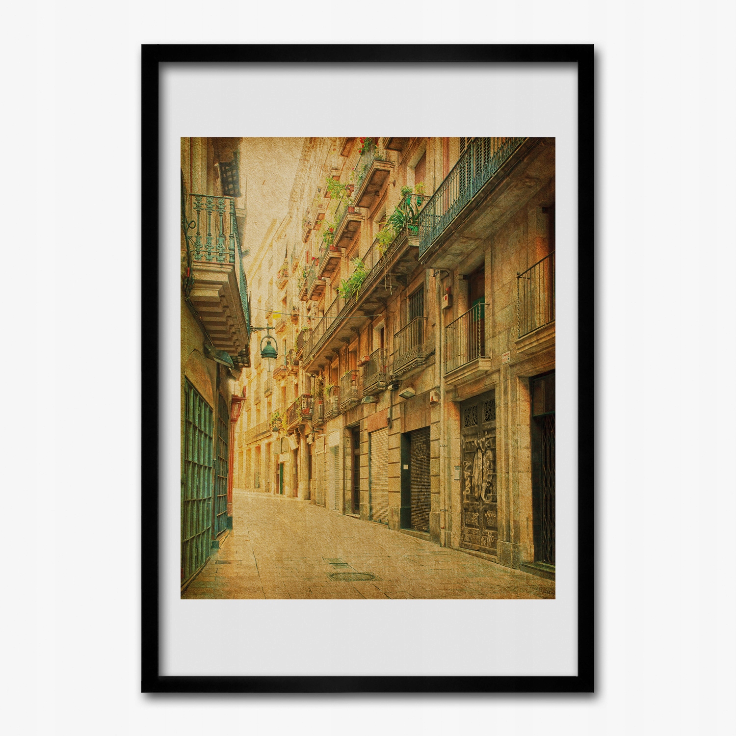 Obraz s rámom Mdf Ulica, kamienky, dlažba 50x70 cm