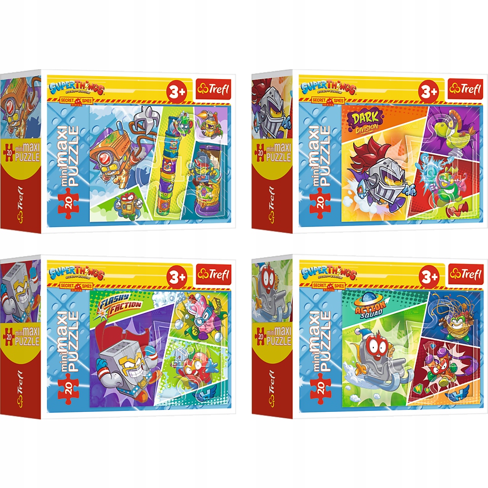 Puzzle 20 MiniMaxi TAJNI AGENCI SUPER THINGS 21116 Kod producenta 21116