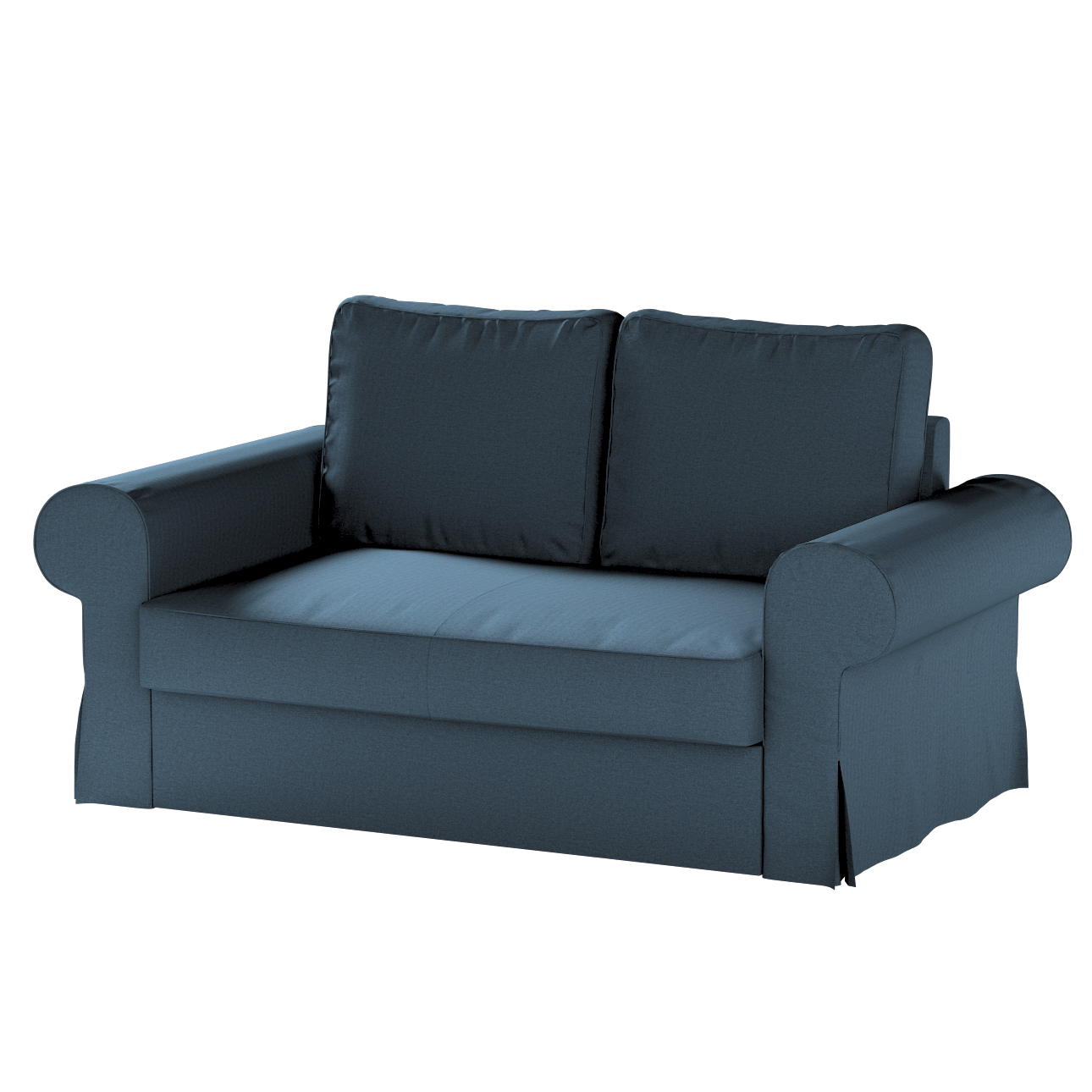 Dekoria potah na rozkládací pohovku Backabro pro 2 osoby Ikea, modrý