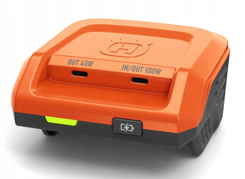 Nabíječka Husqvarna 40-USB150X – notebook, smartphone typ C 36V 45W 100W