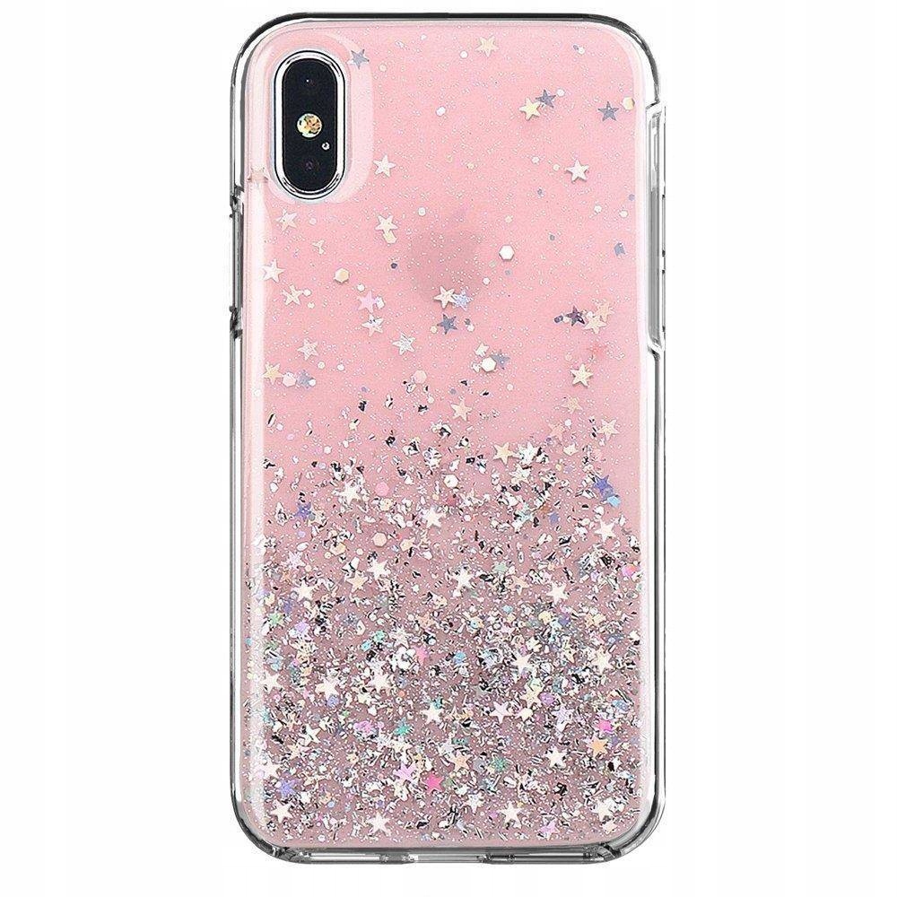 

Etui Glitter do Samsung Galaxy A42 5G Różowy