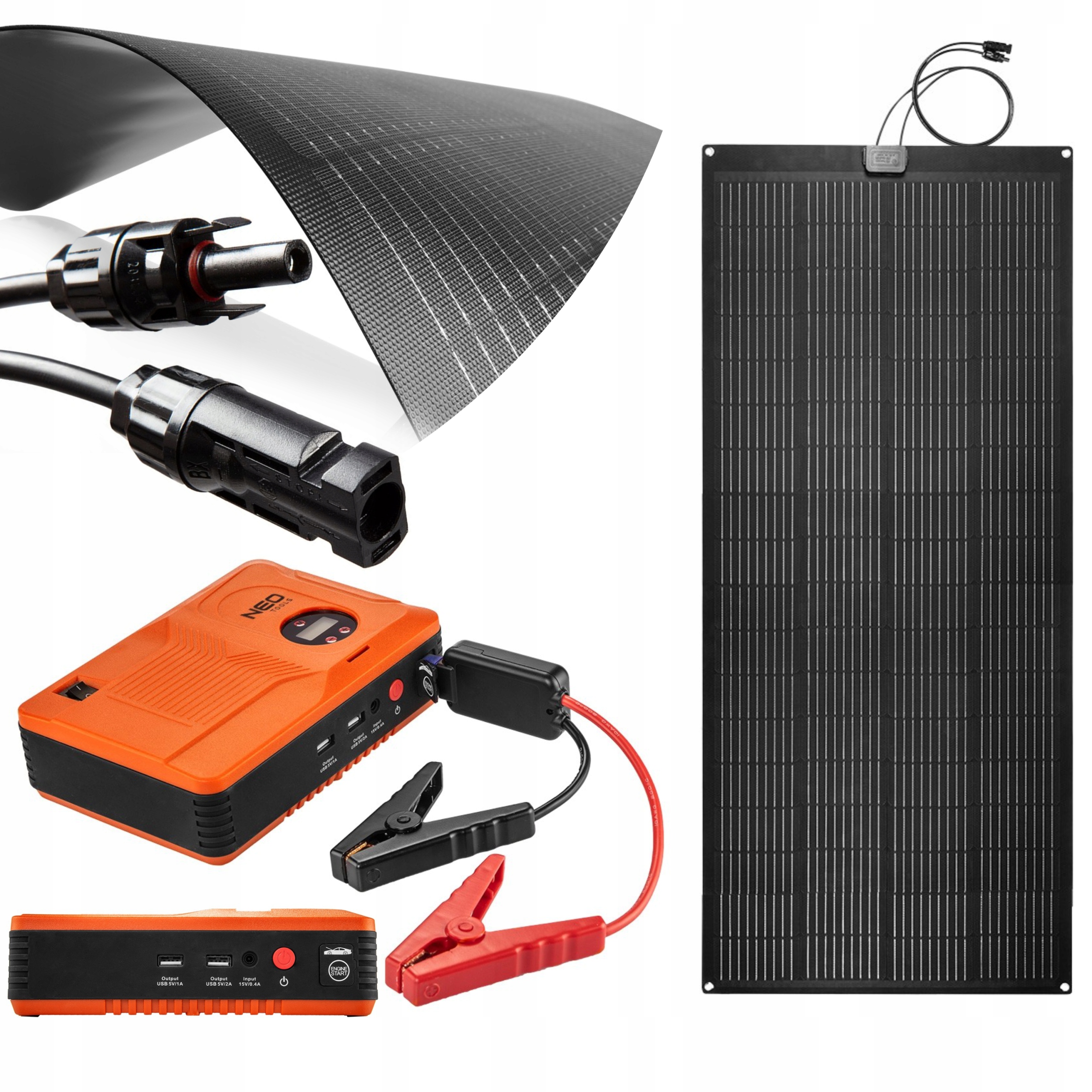 

Neo Panel Słoneczny Ładowarka Solar 200W Powerbank