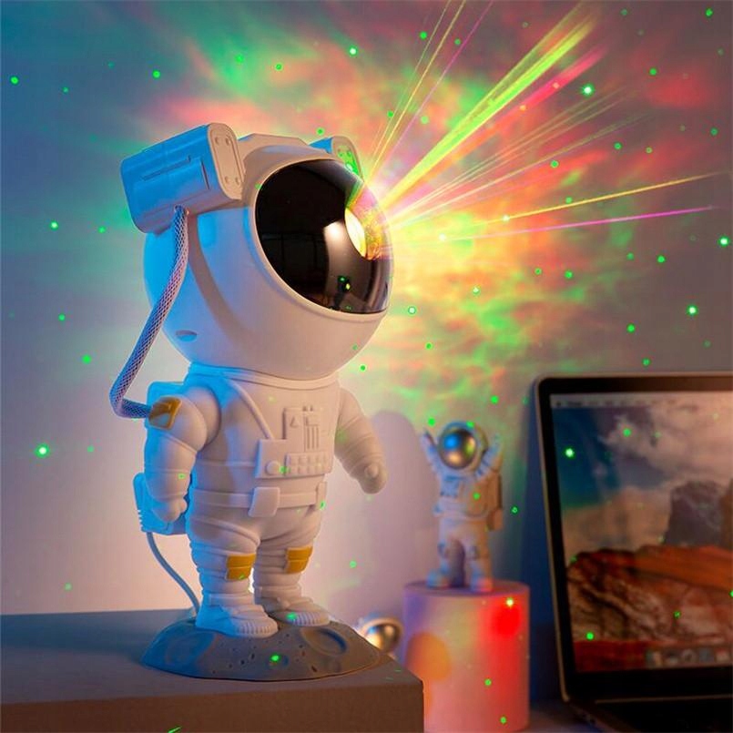 PROJEKTOR GWIAZD NIEBA LED LAMPKA NOCNA ASTRONAUTA KOSMONAUTA DLA DZIECI EAN (GTIN) 5900410943643
