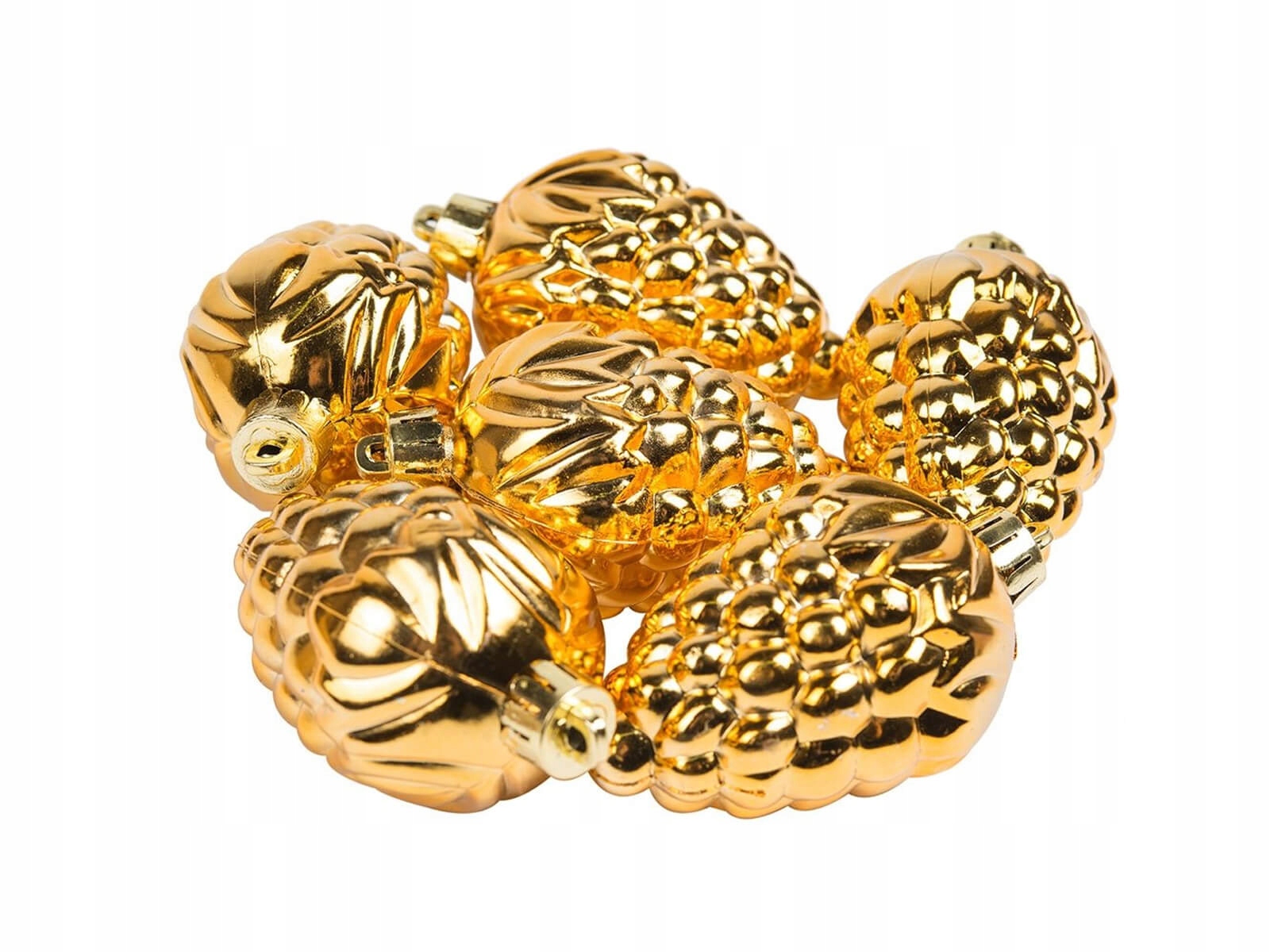 

Dekoracje na choinkę Złote Szyszki 6 szt.