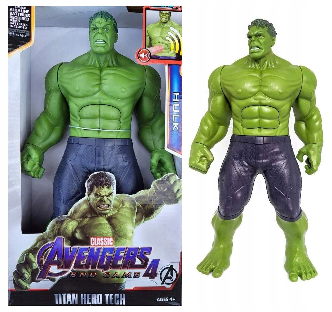 

Hulk Avengers Duża Ruchoma Figurka Dźwięk