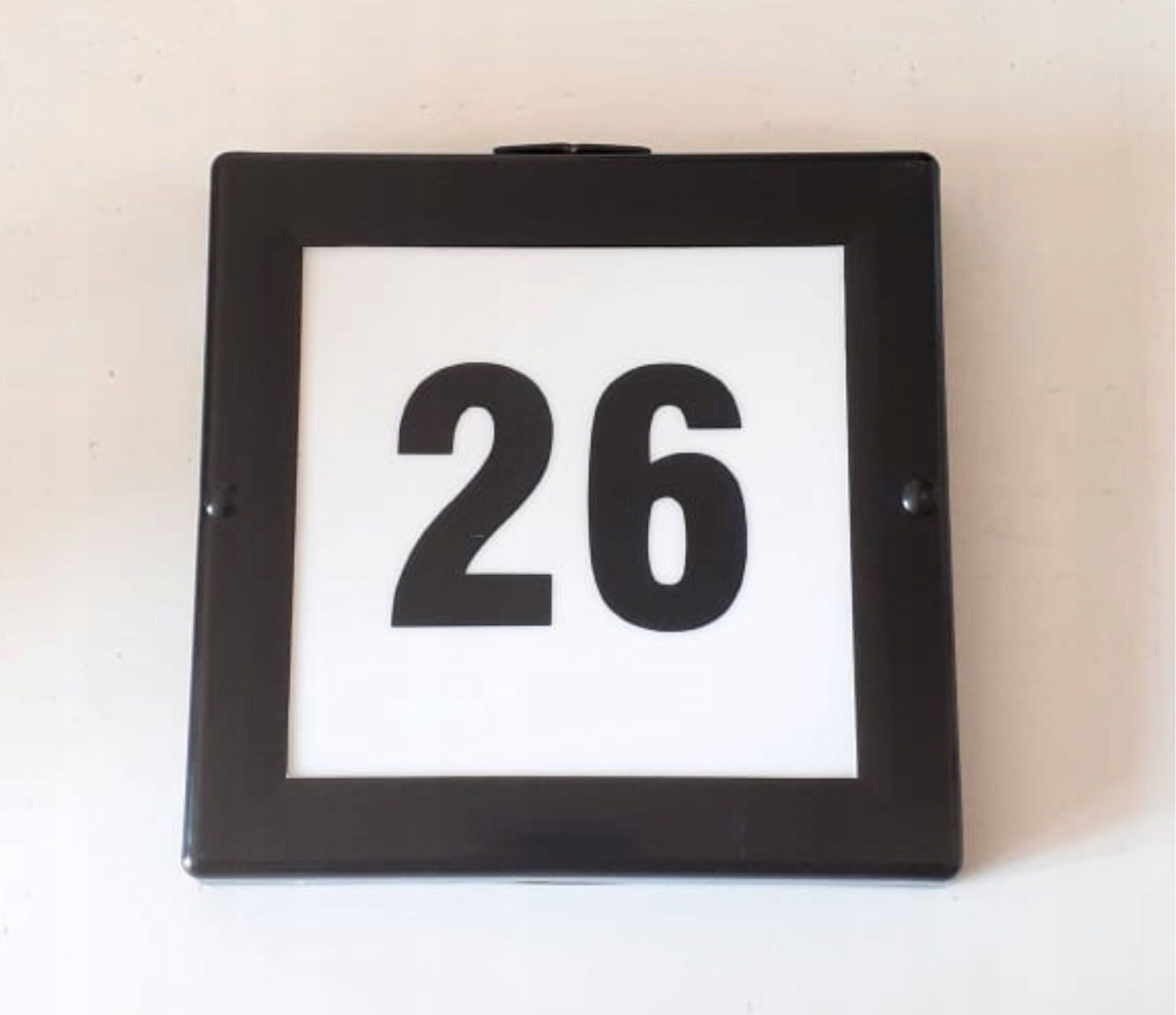 Solarny numer domu LED tablica adresowa 23x23cm Marka B&R