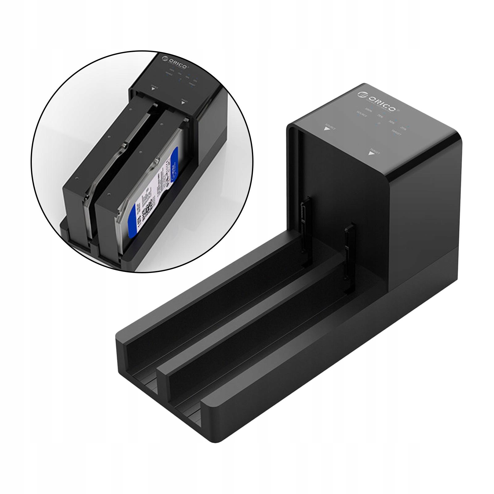 Budowa stacji dokującej Dual Bay 2,5 3,5 EAN (GTIN) 0780229043490