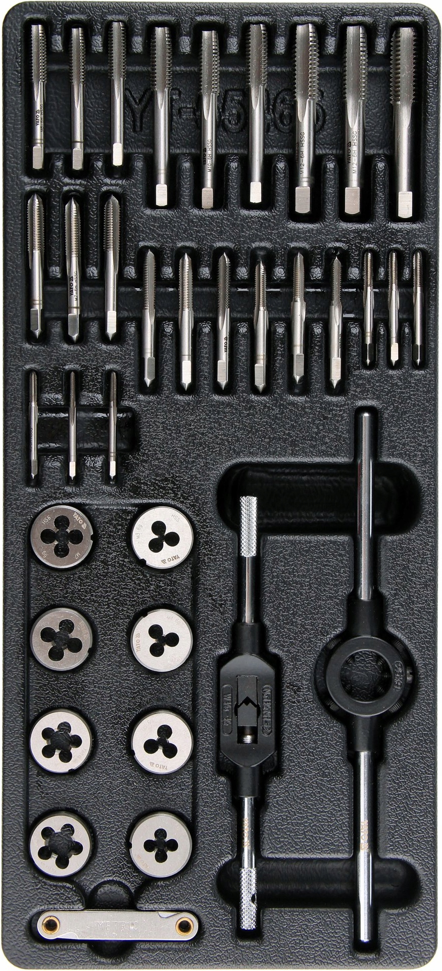 WKŁADKA ZESTAW NARZYNEK I GWINTOWNIKÓW 35SZ DO SZUFLADY