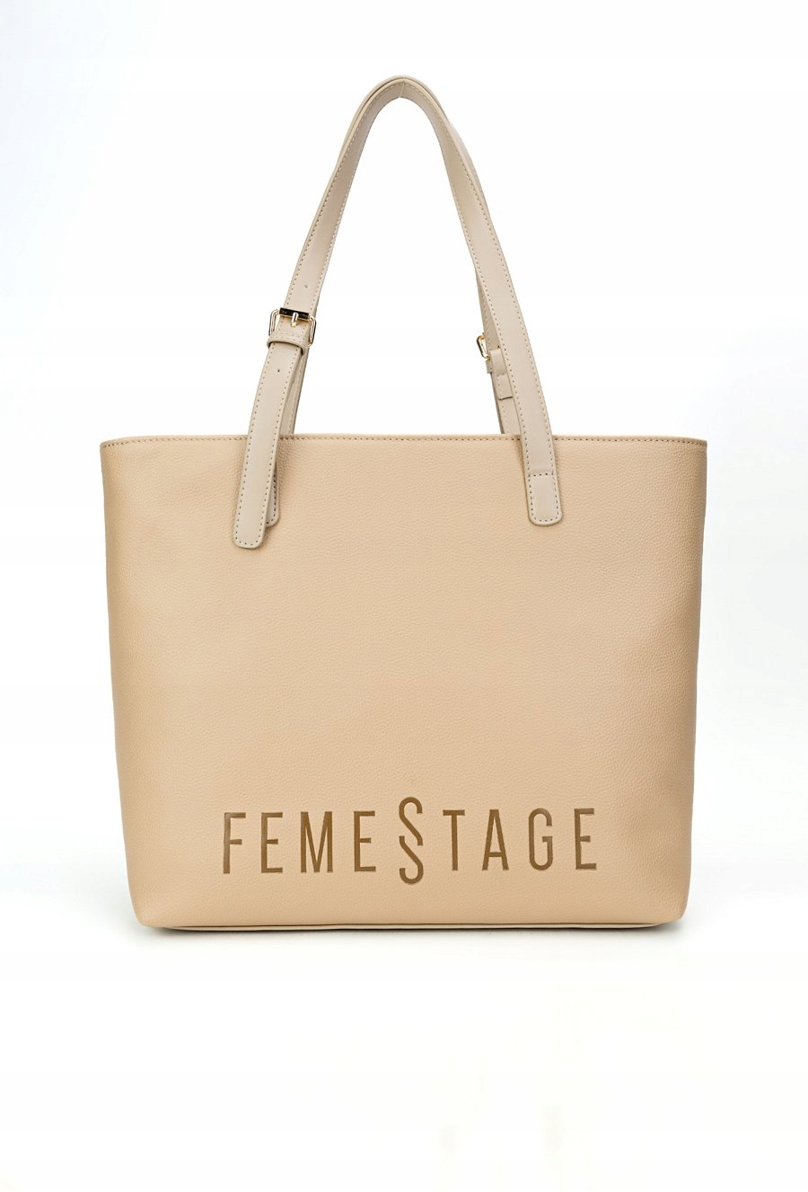Prostorná dámská taška Femestage BAG0800-015 Béžová