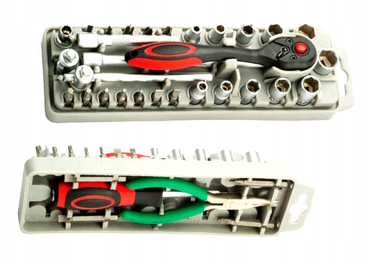 Zestaw uniwersalny bitow klucze nasadowe HQ