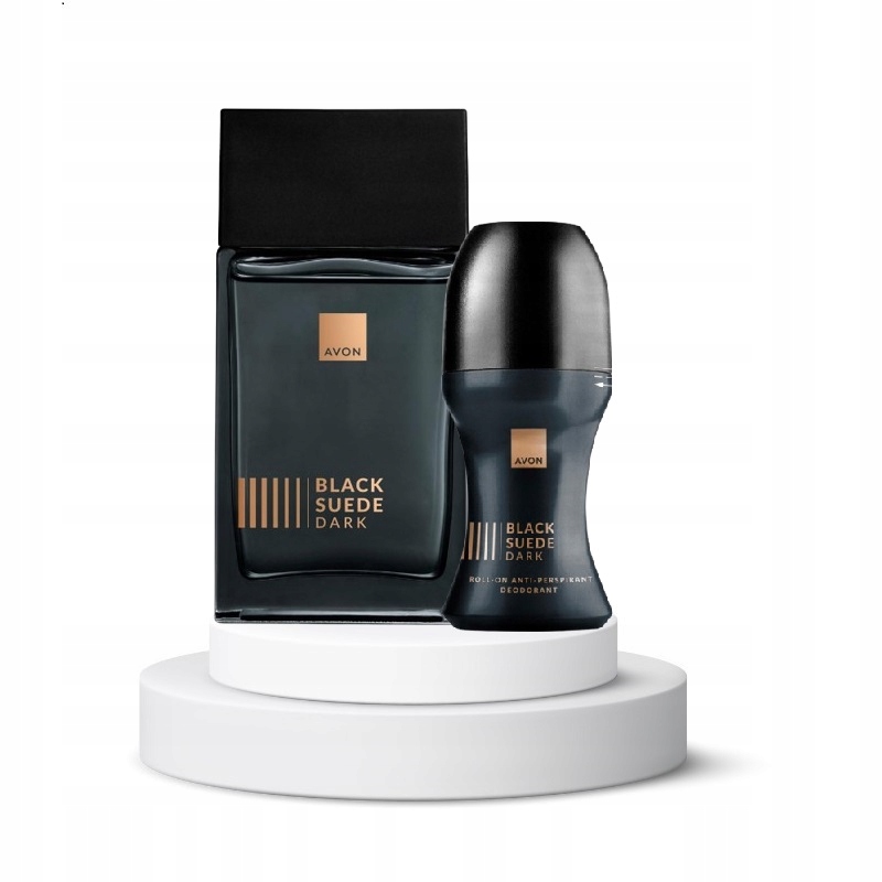 Zestaw Męski Avon Black Suede Dark [Perfumy Dezodorant]