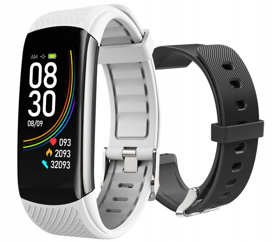 

Smartband Smartwatch Kroki Sms Tętno +pasek gratis