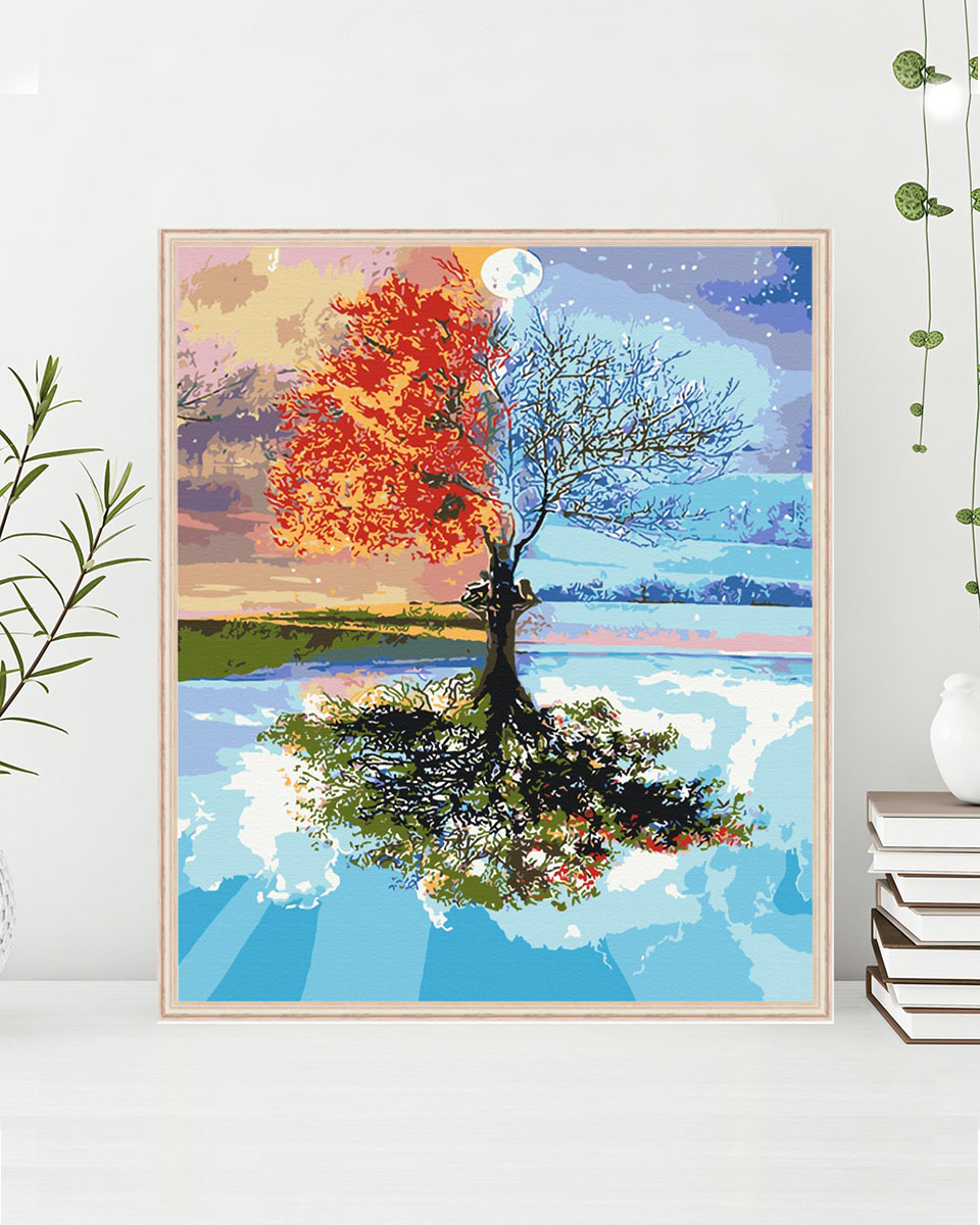 Malowanie Po Numerach Cztery Pory Roku 40x50 Kod producenta GX27746