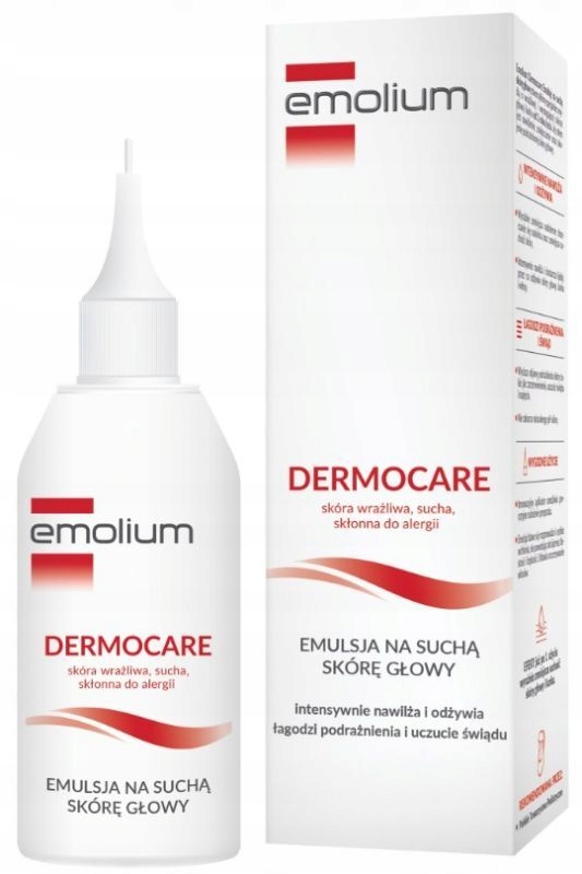 Emolium Dermocare, emulsja na suchą skórę głowy, 100 ml