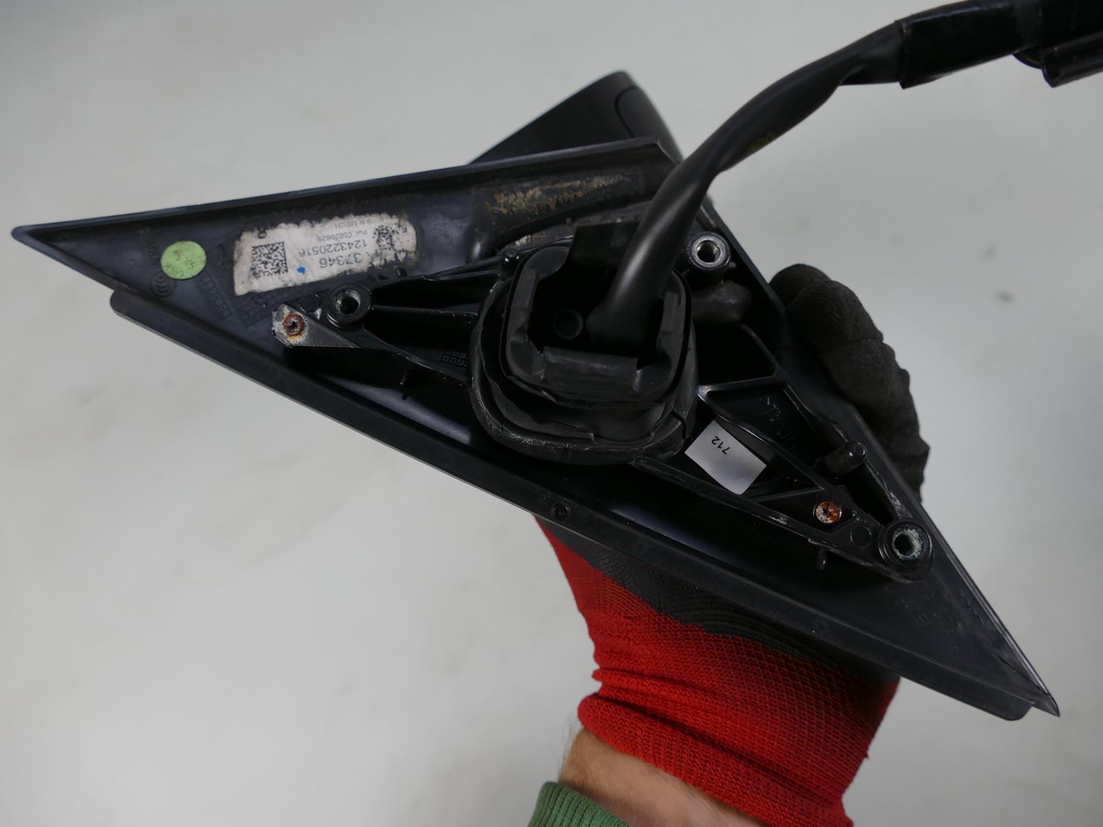 AUDI A6 C7 S-LINE mirror 6 PIN right black, LY8X UK
