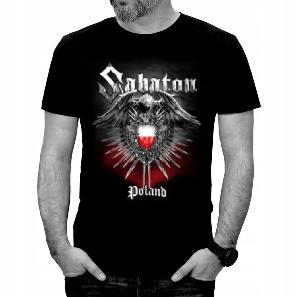 T-SHIRT KOSZULKA SABATON POLAND r L