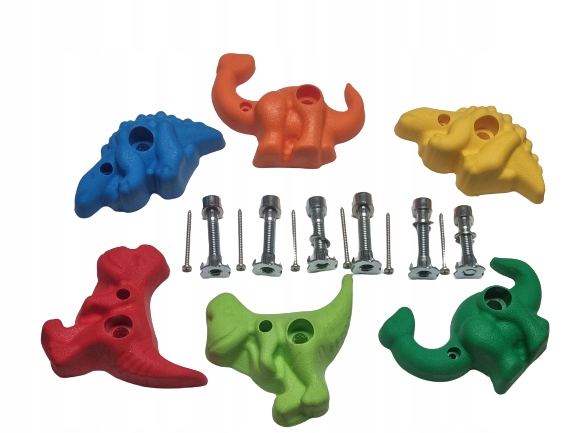 

Kamienie do wspinaczki Dino MIX 6 Duże XL Kości