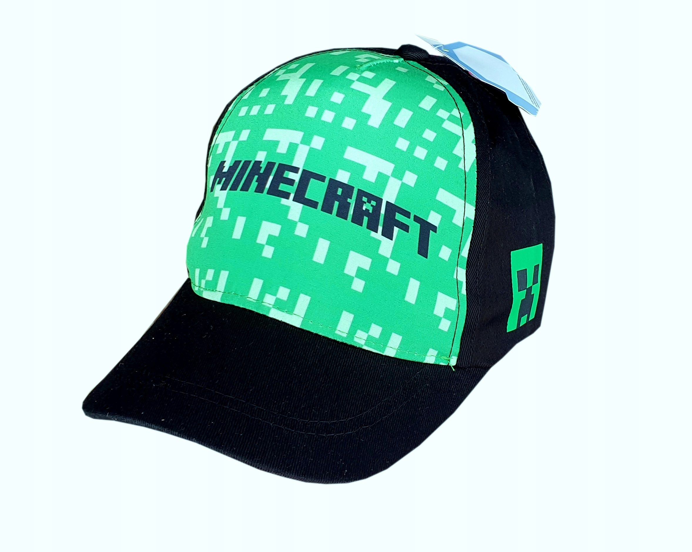 

Czapka Minecraft Z Daszkiem Creeper Bejsbolówka