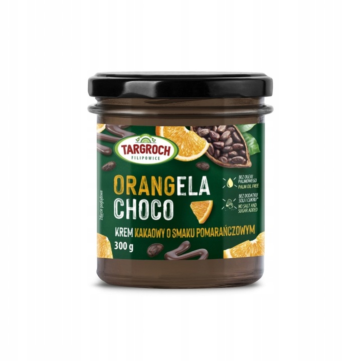 Levně 3X Targroch Kakaový krém s pomerančovou příchutí OrangEla Choco 300 g