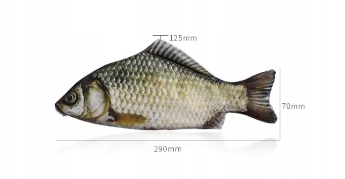PIÓRNIK SZKOLNY RYBA FISH KOSMETYCZKA SASZETKA KARP NA PREZENT EAN (GTIN) 5903672271943