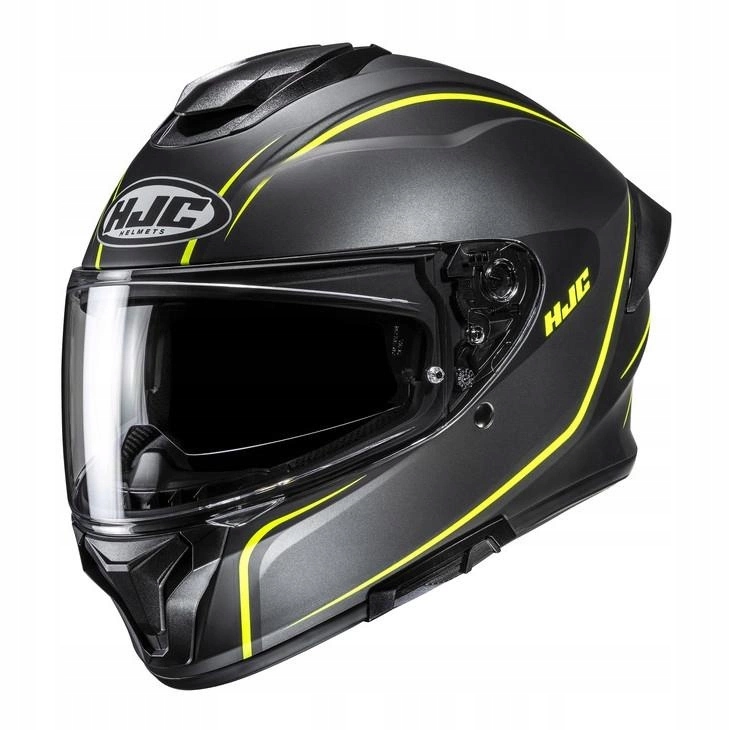 Motocyklová prilba Hjc C71 Quez Black/yellow čierna žltá Darčeky